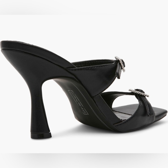 Steven NY Lanie Black Slide Sandals. Ladies 7.5 - Picture 2 of 12